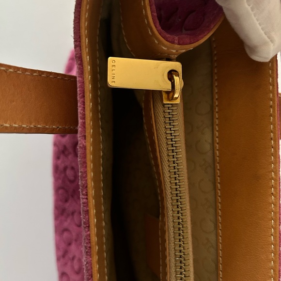 Authentic Celine Pink Suede Mini Tote - Picture 6 of 14